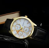 Geneva belt watch foreign trade hot men's business casual belt watch
