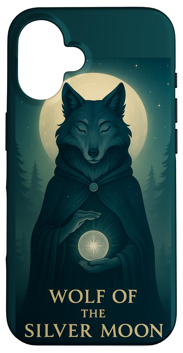 Wolf of the Silver Moon Case for iPhone 16