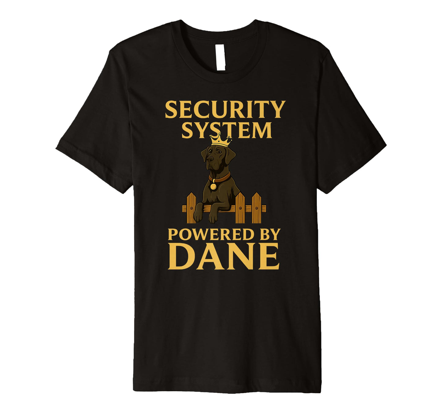 Great Dane Security System Design Premium T-Shirt
