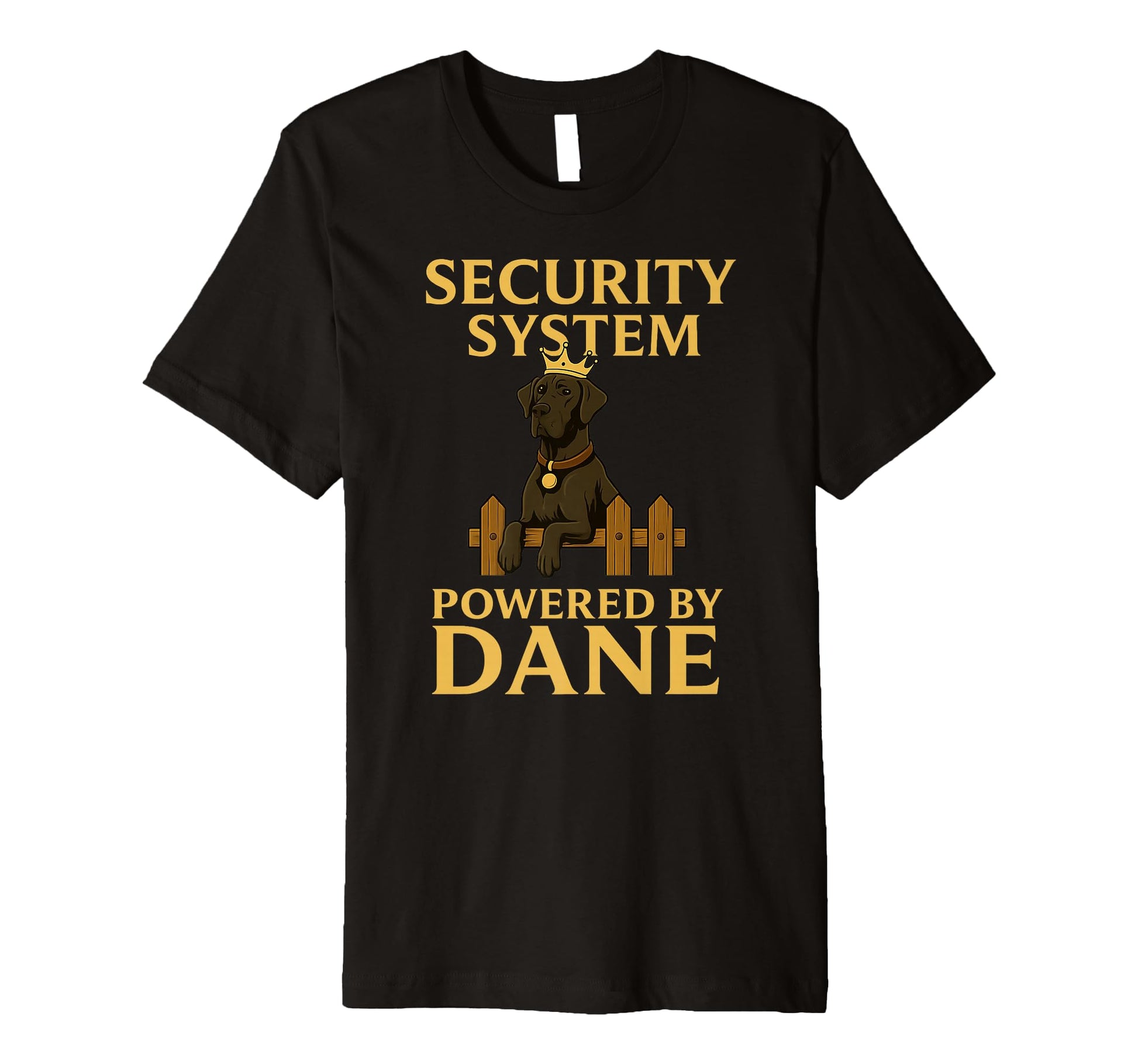 Great Dane Security System Design Premium T-Shirt