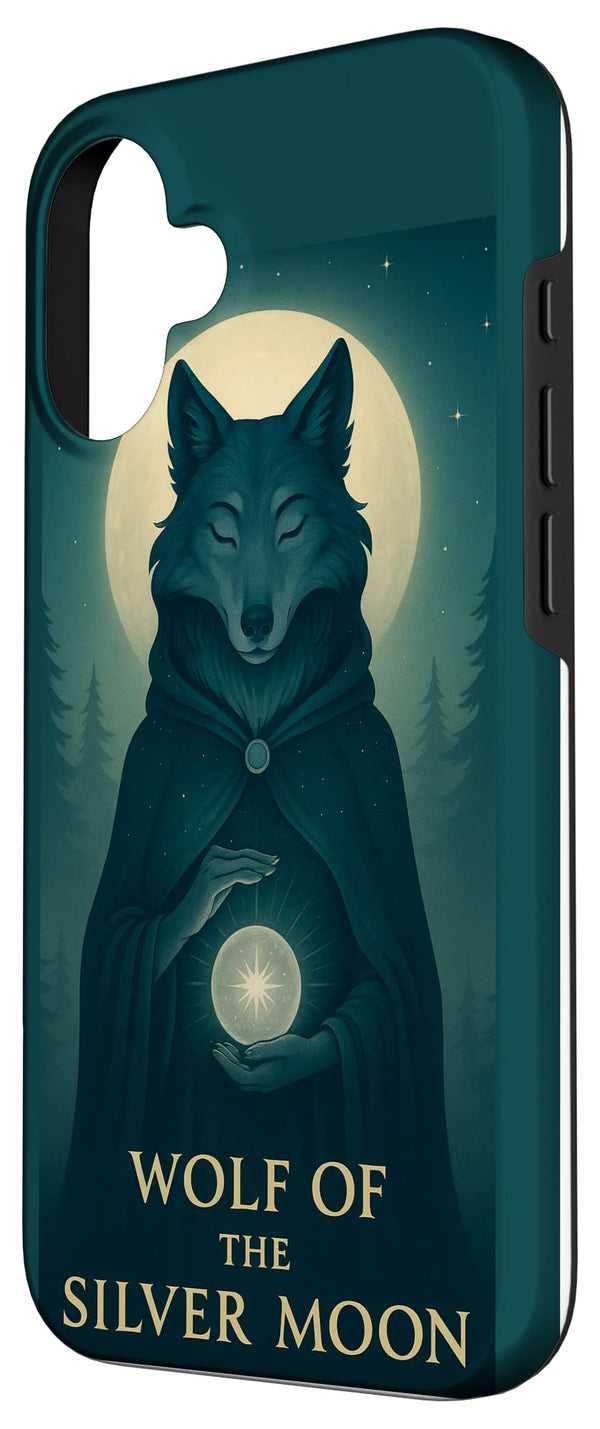 Wolf of the Silver Moon Case for iPhone 16