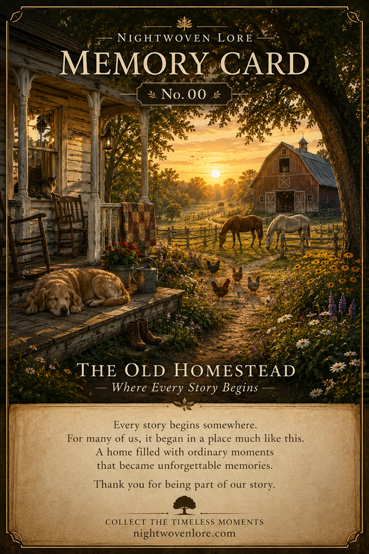 Nightwoven Memory Card No. 00 — The Old Homestead